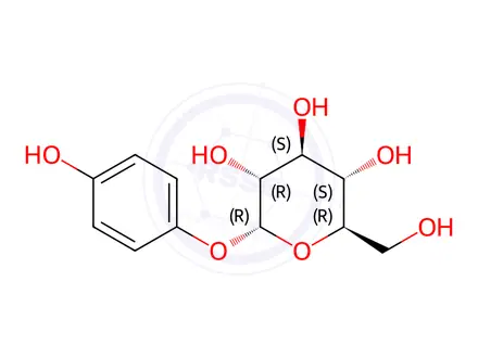 Chemical structure of α-Arbutin