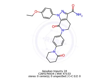Chemical structure of Apixaban Impurity 442