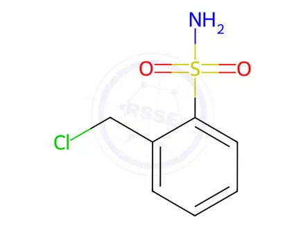Chemical structure of 2-(chloromethyl)benzene-1-sulfonamide