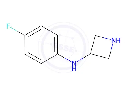 Chemical structure of N-(4-fluorophenyl)azetidin-3-amine