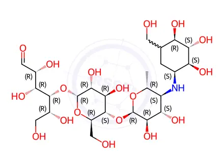 Chemical structure of Acarbose Impurity 14