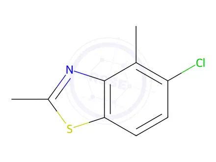 Chemical structure of 5-Chloro-2,4-dimethyl-benzothiazole