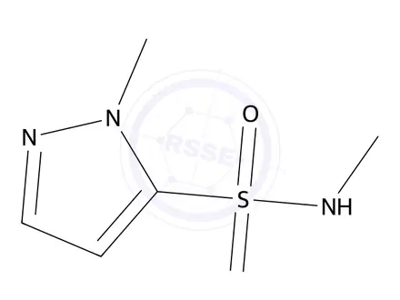 Chemical structure of N,1-dimethyl-1H-pyrazole-5-sulfonamide