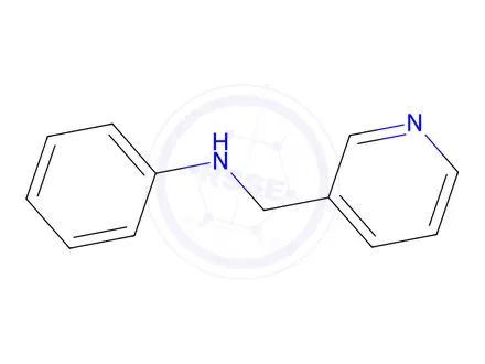 Chemical structure of n-(Pyridin-3-ylmethyl)aniline