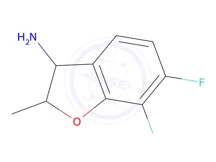 Chemical structure of 6,7-Difluoro-2-methyl-2,3-dihydrobenzofuran-3-amine