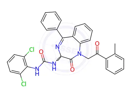 Chemical structure of YM 022 Impurity 111