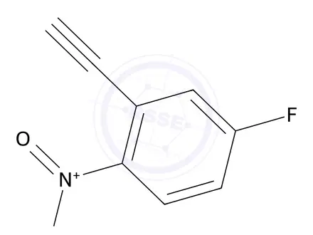 Chemical structure of 2-Ethynyl-4-fluoro-1-nitrobenzene
