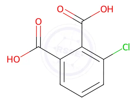 Chemical structure of 3-Chlorophthalic acid