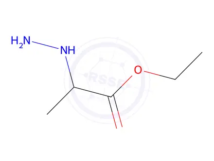 Chemical structure of Propanoic acid, 2-hydrazino-, ethyl ester (9CI)