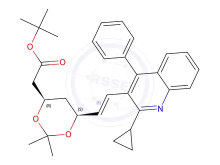 Chemical structure of Pitavastatin Impurity 53