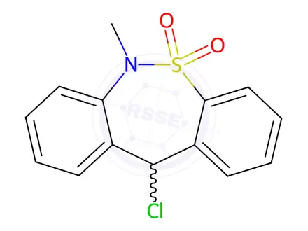 Chemical structure of Tianeptine Impurity 12