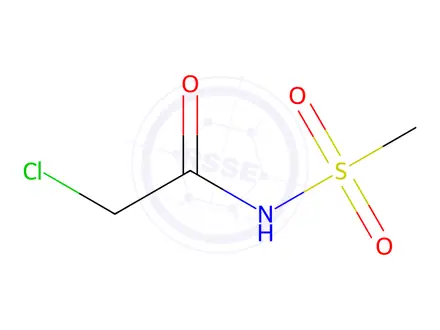 Chemical structure of 2-Chloro-N-(methylsulfonyl)acetamide