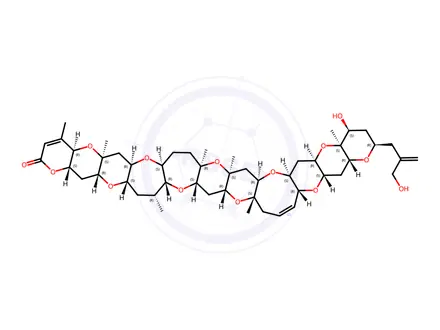 Chemical structure of Brevetoxin 3(PbTX 3)