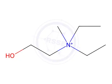 Chemical structure of Diethyl-(2-hydroxyethyl)-methylazanium