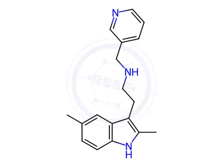 Chemical structure of [2-(2,5-dimethyl-1h-indol-3-yl)ethyl](pyridin-3-ylmethyl)amine dihydrochloride