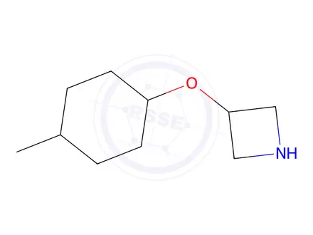 Chemical structure of 3-((4-Methylcyclohexyl)oxy)azetidine