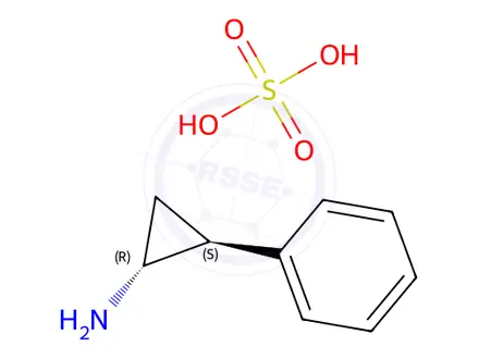 Chemical structure of (1R,2S)-rel-2-Phenylcyclopropanamine Sulfate