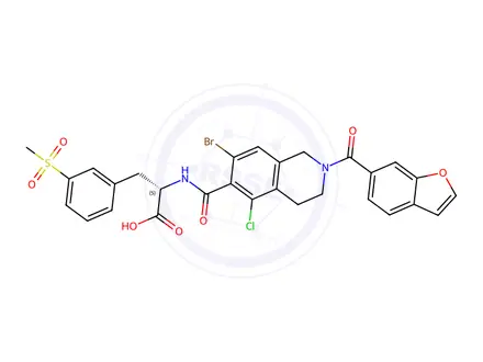 Chemical structure of Lifitegrast Impurity 127