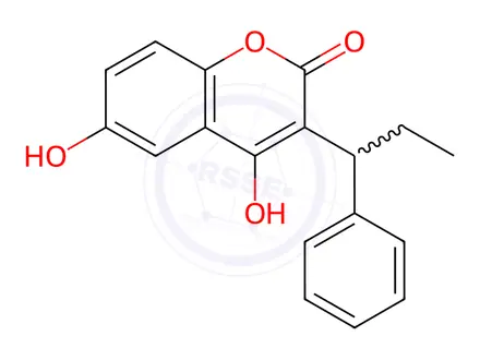 Chemical structure of Phenprocoumon Impurity 58