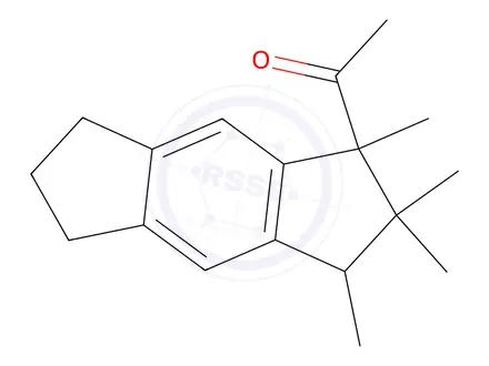Chemical structure of 1-(1,2,3,5,6,7-hexahydrotetramethyl-s-indacenyl)ethanone
