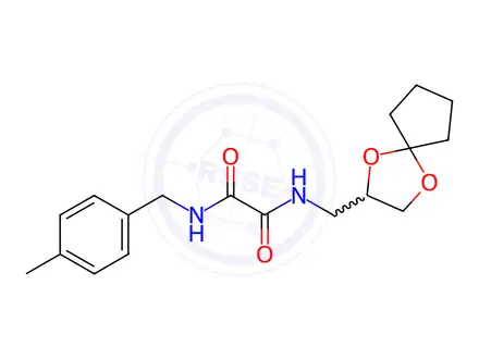 Chemical structure of N1-((1,4-Dioxaspiro[4.4]nonan-2-yl)methyl)-N2-(4-methylbenzyl)oxalamide