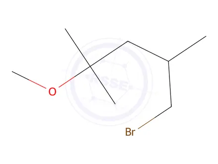 Chemical structure of 1-Bromo-4-methoxy-2,4-dimethylpentane