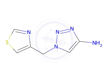 Chemical structure of 1-(Thiazol-4-ylmethyl)-1h-1,2,3-triazol-4-amine