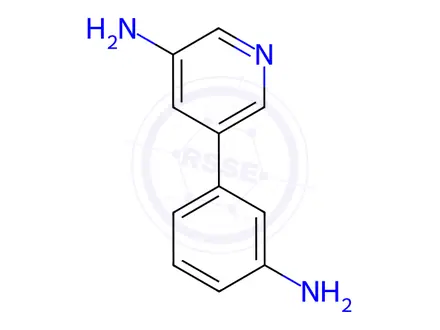 Chemical structure of 5-(3-Aminophenyl)pyridin-3-amine