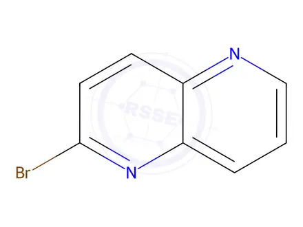 Chemical structure of 2-Bromo-1,5-naphthyridine