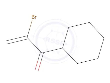 Chemical structure of 2-Propen-1-one, 2-bromo-1-cyclohexyl-(8CI)