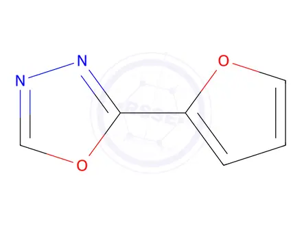 Chemical structure of 2-(Furan-2-yl)-1,3,4-oxadiazole