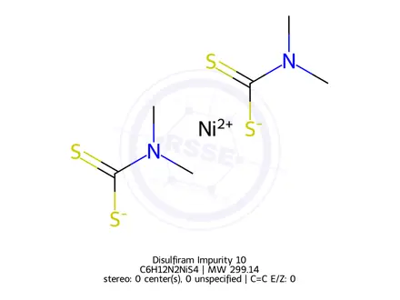 Chemical structure of Disulfiram Impurity 10