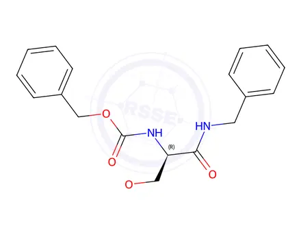 Chemical structure of (R)-benzyl 1-(benzylaMino)-3-Methoxy-1-oxopropan-2-ylcarbaMate