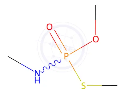 Chemical structure of Methamidophos-N-methyl