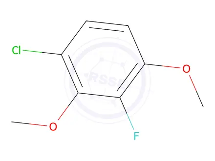 Chemical structure of 1-chloro-3-fluoro-2,4-dimethoxybenzene