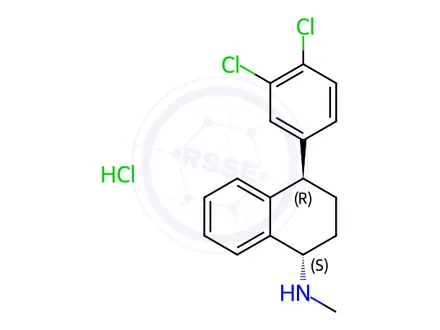 Chemical structure of (1S,4R)-Sertraline EP Impurity A HCl