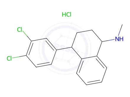 Chemical structure of cis-Sertraline
