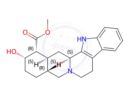 Chemical structure of Yohimbine