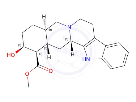 Chemical structure of Yohimbine