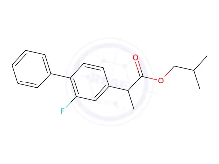Chemical structure of Isobutyl 2-(2-fluoro-[1,1'-biphenyl]-4-yl)propanoate