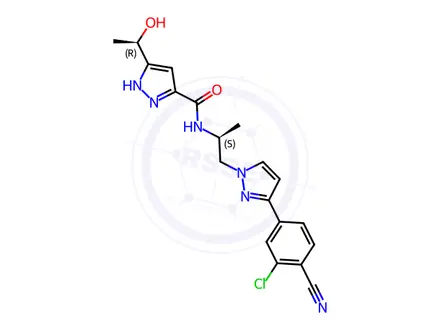 Chemical structure of S,R-Darolutamide