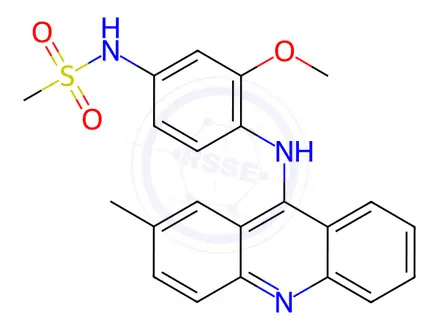 Chemical structure of Amsacrine Hydrochloride Impurity 4