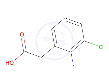 Chemical structure of 3-Chloro-2-nitrophenylacetic Acid