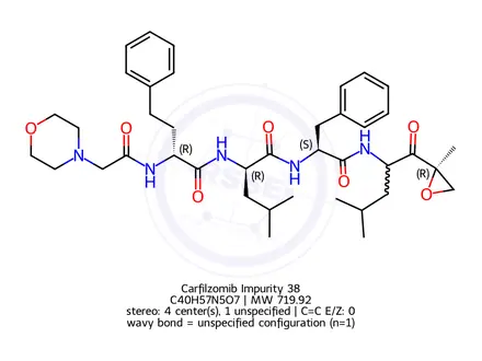 Chemical structure of Carfilzomib Impurity 122