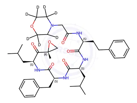 Chemical structure of Carfilzomib D8