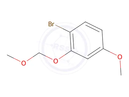 Chemical structure of 1-Bromo-4-methoxy-2-(methoxymethoxy)benzene