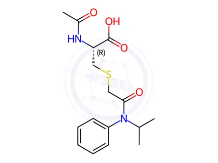 Chemical structure of Acetylcysteine Impurity 239