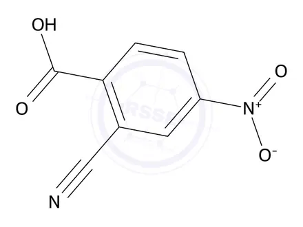 Chemical structure of 2-Cyano-4-nitrobenzoic acid