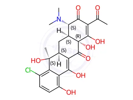 Chemical structure of Aureomycin Impurity H(EP)