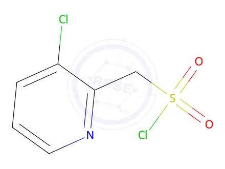 Chemical structure of (3-Chloropyridin-2-yl)methanesulfonyl Chloride